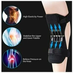 Ginocchiere A Molla, Potente Supporto Per L'articolazione Del Ginocchio, Protezione Antiscivolo Per Le Gambe In Rimbalzo -Vendite Stanley || Ks Tools || MSW 96226057 3