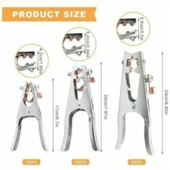 Morsetto Di Terra, Morsetto Di Saldatura, 1 Morsetto Di Terra Di Saldatura, Realizzato In Ferro + Ottone, Forte E Durevole, Attrezzatura Di Saldatura Professionale, Per La Maggior Parte Delle Saldatri -Vendite Stanley || Ks Tools || MSW 96332618 5