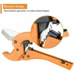Tagliatubi In PVC Da 8 Pollici Tagliatubi A Cricchetto Per Tubi In Plastica Per Impieghi Gravosi Versione In PVC Jun Prime -Vendite Stanley || Ks Tools || MSW 96838455 5