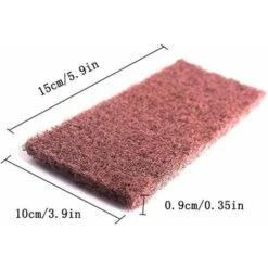 Tamponi Per Strofinare Spugne Per La Pulizia Della Cucina Spugne Per La Pulizia Magiche Al Carborundum Tamponi Per La Pulizia Resistenti Alla Decontaminazione Ad Alta Densità Per Cucina, Idraulici E S -Vendite Stanley || Ks Tools || MSW 98111421 3