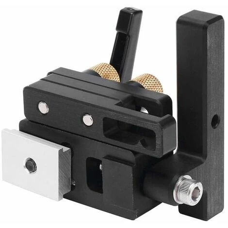 Binario A T In Legno In Lega Di Alluminio, Arresto Del Binario Obliquo Per Binario Scanalato, Scala Scorrevole, Impugnatura Universale, Limite Cuscinetto Speciale - 4 Binario A T In Legno In Lega Di Alluminio, Arresto Del Binario Obliquo Per Binario Scanalato, Scala Scorrevole, Impugnatura Universale, Limite Cuscinetto Speciale - - immagine 2