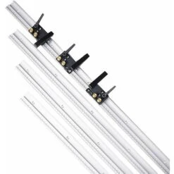 Binario A T In Legno In Lega Di Alluminio, Arresto Del Binario Obliquo Per Binario Scanalato, Scala Scorrevole, Impugnatura Universale, Limite Cuscinetto Speciale - 11 Binario A T In Legno In Lega Di Alluminio, Arresto Del Binario Obliquo Per Binario Scanalato, Scala Scorrevole, Impugnatura Universale, Limite Cuscinetto Speciale - -Vendite Stanley || Ks Tools || MSW 98112089 5