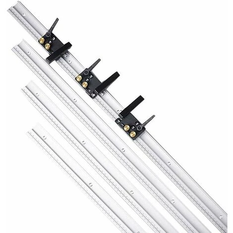 Binario A T In Legno In Lega Di Alluminio, Arresto Del Binario Obliquo Per Binario Scanalato, Scala Scorrevole, Impugnatura Universale, Limite Cuscinetto Speciale - 7 Binario A T In Legno In Lega Di Alluminio, Arresto Del Binario Obliquo Per Binario Scanalato, Scala Scorrevole, Impugnatura Universale, Limite Cuscinetto Speciale - - immagine 5