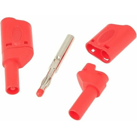 Connettori A Banana Innestabili Da 4 Mm Di Sicurezza Completamente Isolati Guazhuni Black Red Plug 10pz 6 Connettori A Banana Innestabili Da 4 Mm Di Sicurezza Completamente Isolati Guazhuni Black Red Plug 10pz - immagine 4