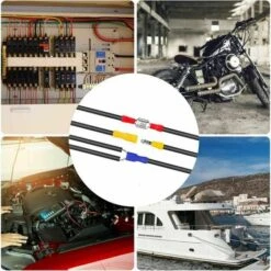 Terminali Elettrici, Spine E Teste Piatte Assortimento Di Connettori A Crimpare Connettori Elettrici Connettori Di Testa Kit Di Morsetti Set Di Guaine Termorestringenti 480 Pezzi 11 Terminali Elettrici, Spine E Teste Piatte Assortimento Di Connettori A Crimpare Connettori Elettrici Connettori Di Testa Kit Di Morsetti Set Di Guaine Termorestringenti 480 Pezzi -Vendite Stanley || Ks Tools || MSW 98128139 5