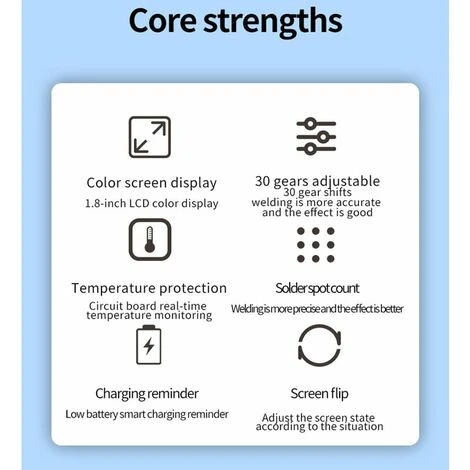 Saldatrice A Punti Digitale 18650, Saldatrice A Batteria Al Litio Con Amperometro Per Fogli Di Nichel Placcato Puro Nichel 4 Saldatrice A Punti Digitale 18650, Saldatrice A Batteria Al Litio Con Amperometro Per Fogli Di Nichel Placcato Puro Nichel - immagine 2