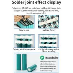 Saldatrice A Punti Digitale 18650, Saldatrice A Batteria Al Litio Con Amperometro Per Fogli Di Nichel Placcato Puro Nichel 11 Saldatrice A Punti Digitale 18650, Saldatrice A Batteria Al Litio Con Amperometro Per Fogli Di Nichel Placcato Puro Nichel -Vendite Stanley || Ks Tools || MSW 98705443 5